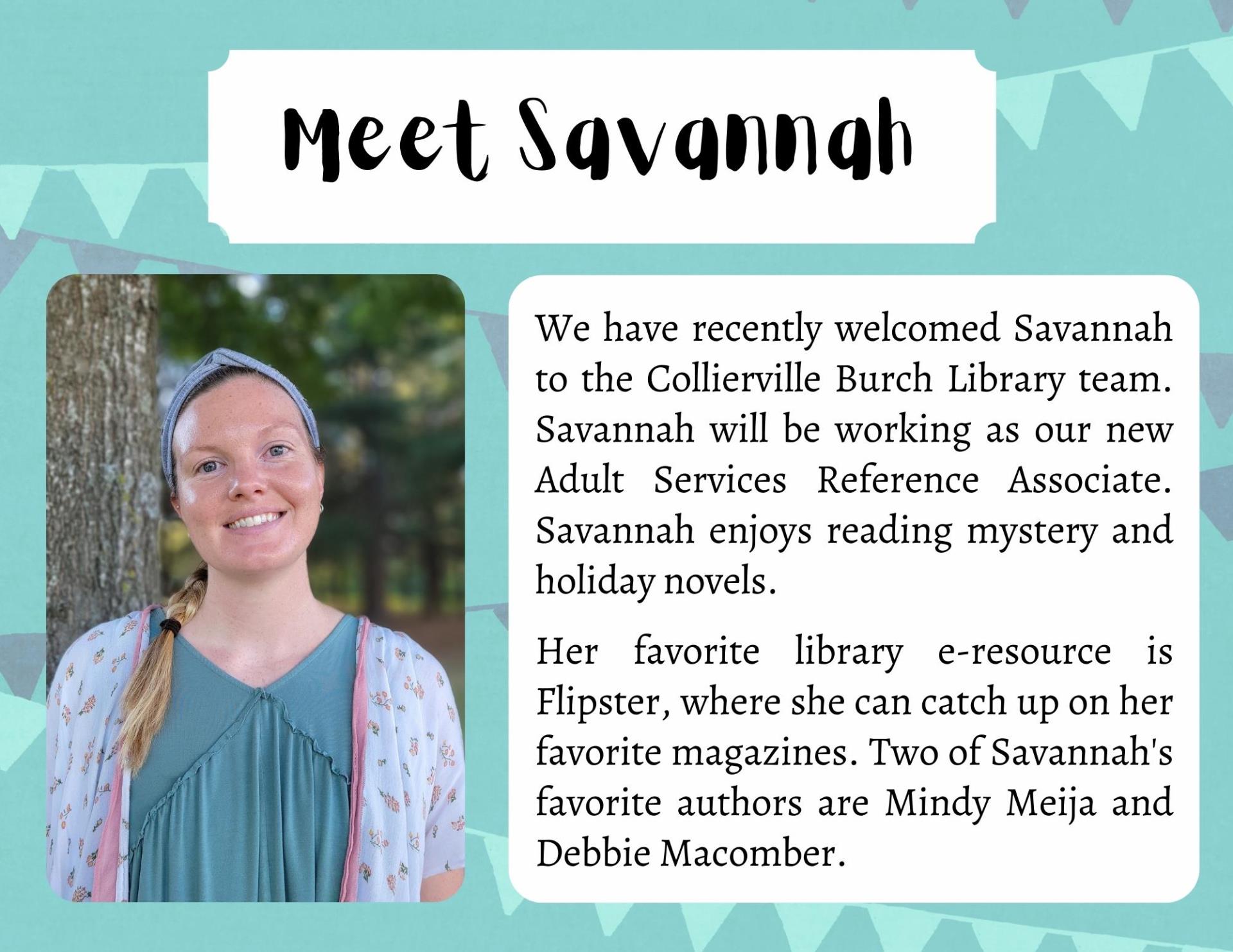 Meet Savannah